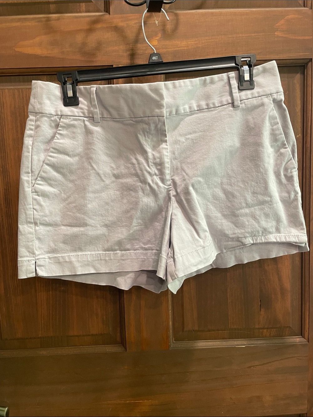LOFT Light Gray Cotton Blend Shorts